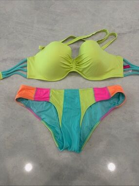 Victoria's Secret | Swim | Nwot Victorias Secret 209 Y2k Striped